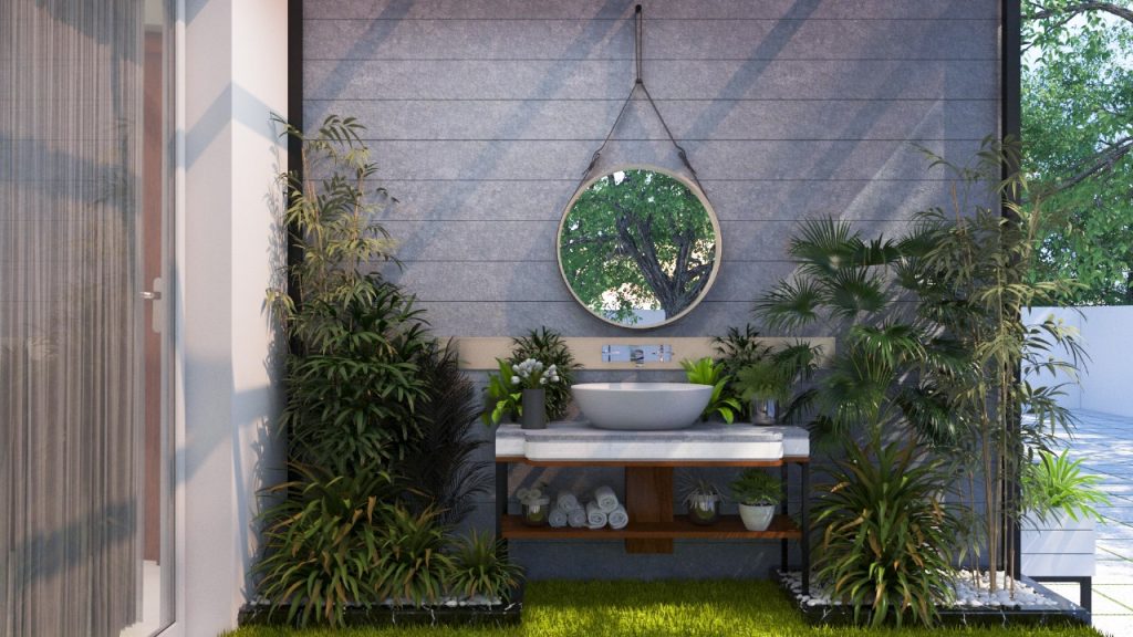 Outdoor design green